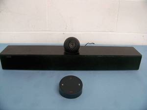 AMX ACV-5100 Acendo Vibe Conferencing Soundbar with Integrated Webcam and Bluetooth Remote Accessory (Black)