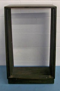 Dark Wood AV Equipment Rack  Enclosure