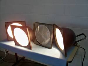 (4) Altman 14 Scoop Lights