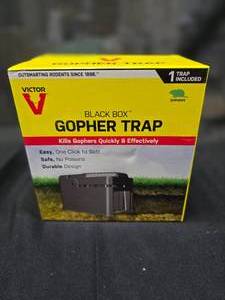 Victor The Black Box Gopher Trap