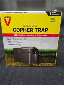 Victor The Black Box Gopher Trap
