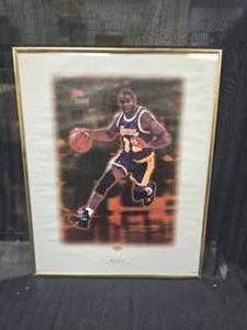 Magic Johnson Framed Photo
