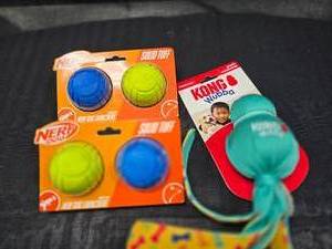New Nerf Dog Balls and Kong Toys