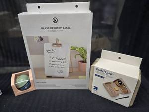 New Glass Desktop EaselTech Pouch Bell