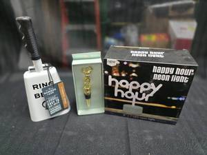 Happy hour Neon Light Ring for Beer BellWine Stopper