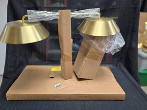 New Double Brass Lamp