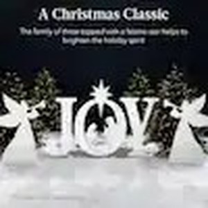 46 in. White Outdoor JOY Christmas Nativity Yard Decor