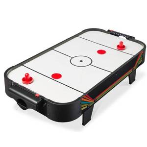 Tabletop Air Hockey Arcade Game Table w 2 Pucks, 2 Strikers - 40in