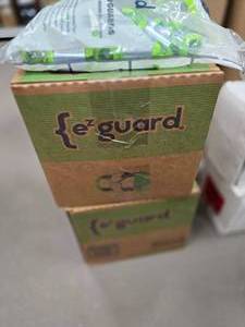 (1) Box of EZ Guard Single Stud Electrical Wire Protector Green Contains 7 Bags of 25 Wire Protectors, silver Retail $160