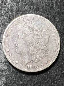 1882-S US MORGAN SILVER DOLLAR