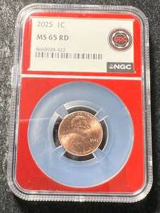 2025 US LINCOLN CENT NGC MS65 RD