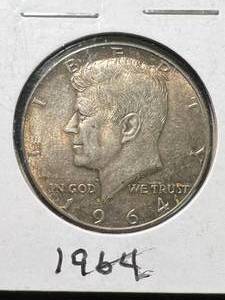 1964 US KENNEDY HALF DOLLAR