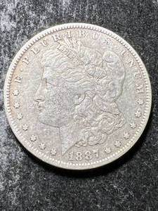 1887-O US MORGAN SILVER DOLLAR