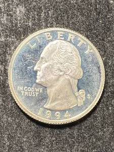 1994-S US PROOF SILVER WASHINGTON QUARTER