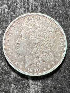 1890 US MORGAN SILVER DOLLAR