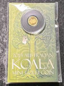 2013 AUSTRALIAN KOALA HALF GRAM .9999 FINE GOLD