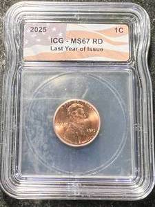 2025 US LINCOLN CENT ICG MS67RD