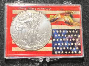 2014 AMERICAN SILVER EAGLE 1 TROY OZ .999 FINE SILVER IN CASE