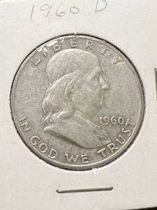 1960-D US FRANKLIN HALF DOLLAR