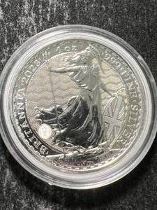 2023 BRITTANIA 1 TROY OZ .999 FINE SILVER IN AIRTITE
