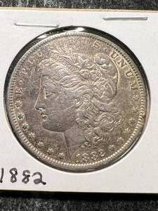 1882-O US MORGAN SILVER DOLLAR