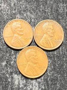 1938P-D-S US WHEAT CENTS