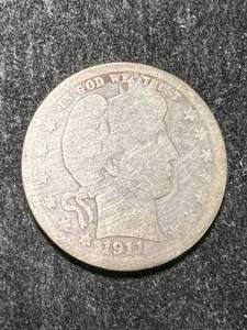 1911-S US BARBER QUARTER