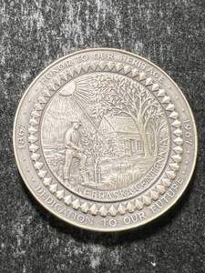 2 TROY OZ .999 FINE SILVER NEBRASKA ROUND