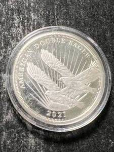 HALF TROY OZ .999 FINE SILVER AMERICAN DOUBLE EAGLE ROUND IN AIRTITE