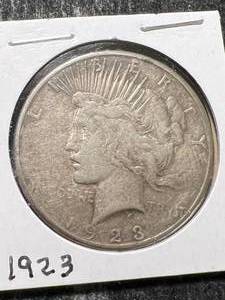1923-S US PEACE SILVER DOLLAR