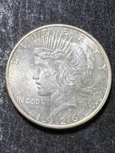 1926 US PEACE SILVER DOLLAR