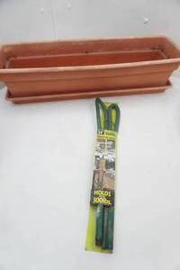 Window Flower Pot 24 x8 x6 ,Twist and stay binders