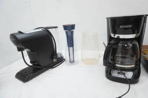 Kitchenware Lot Black & Decker Coffee Maker, Ambiano Single Serve Espresso Maker, Tavana Water Infuser