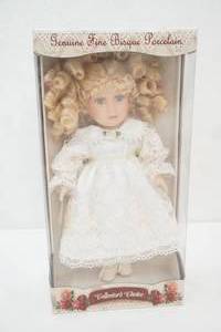Vintage Collectible Porcelain Doll. Still in Box. Collectors Choice