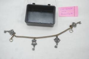 12k GF Key Bracelet