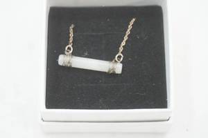 Jewelry Lot pendant Necklace, stone bar bead