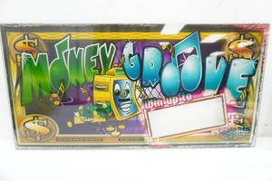 Vintage Casino Glass Game Fronts 18.5x9.25