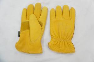 Kinco Yellow Leather Gloves.