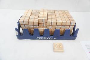 120 Pine Rosettes. NEW. with crate