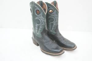 Cowboy Boots Teal. Justin. used Size 9.5