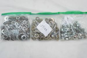 716 washers, 716 nuts, washers