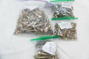 12 bolts-short & long, 12 nuts