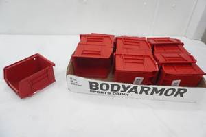 (12ct) Quantum Stacking Hardware Organizing Bins