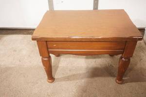Wooden Side Table 28x 19x 20