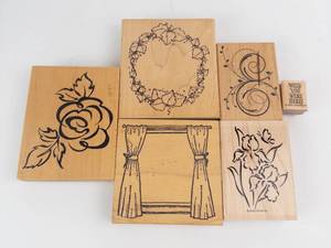 Stampin Up Wood Block Stamps - Floral & Decorative Motifs (Assorted)