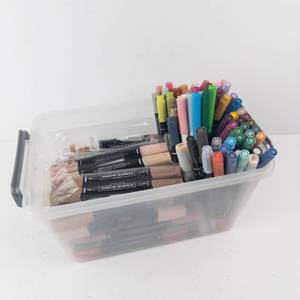 Stampin' Blends Alcohol Markers Dual-Tip - Assorted Colors with Storage Tub