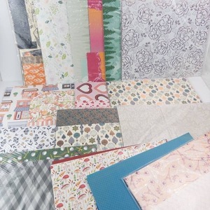 Stampin Up Designer Series Paper 12x12 Assorted Sheets - Floral, Geometric & City Prints