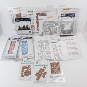 Sunny Lane Homes II 23-pc Die Set Bundle & Spellbinders Open House Dies & More
