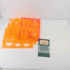 Fresh and Funky Mini-Stencil Set - Assorted Craft Shapes