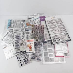 Clear Stamp Assortment - Mixed Brands (Art Impressions, Trinity, Honey Bee)